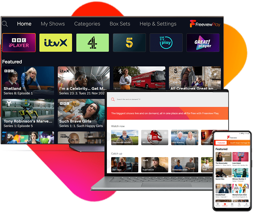 Watch freeview 2025 online app